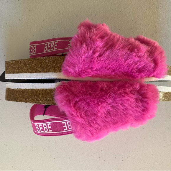Bebe Furry Slides Size 1 - Picture 3 of 12